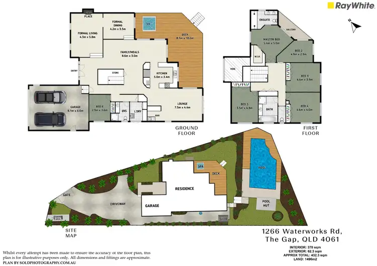 Floorplan of Homely house listing, 1266 Waterworks Road, The Gap QLD 4061