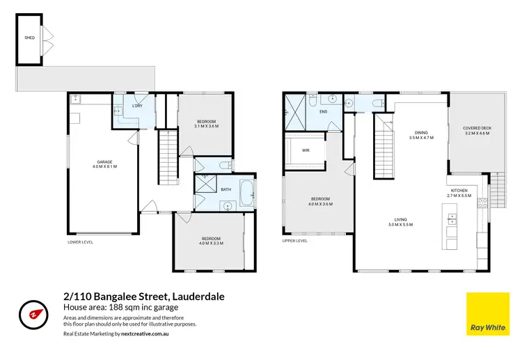 Floorplan of Homely townhouse listing, 2/110 Bangalee Street, Lauderdale TAS 7021