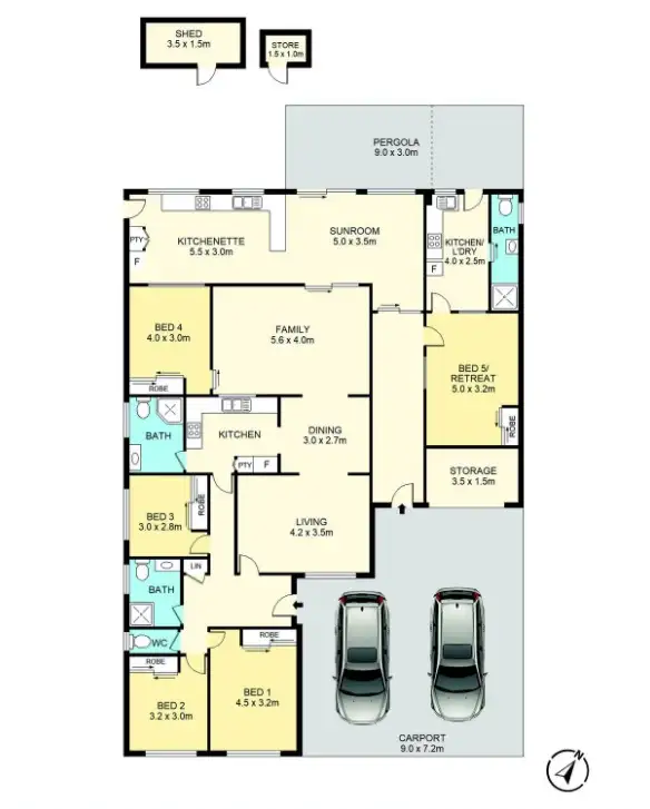 Floorplan of Homely house listing, 87 Palmerston Road, Mount Druitt NSW 2770