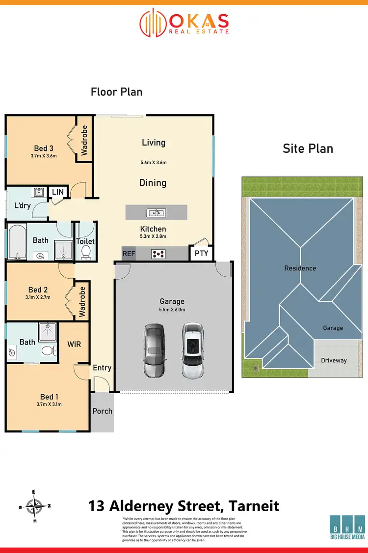 Floorplan of Homely house listing, 13 Alderney Street, Tarneit VIC 3029