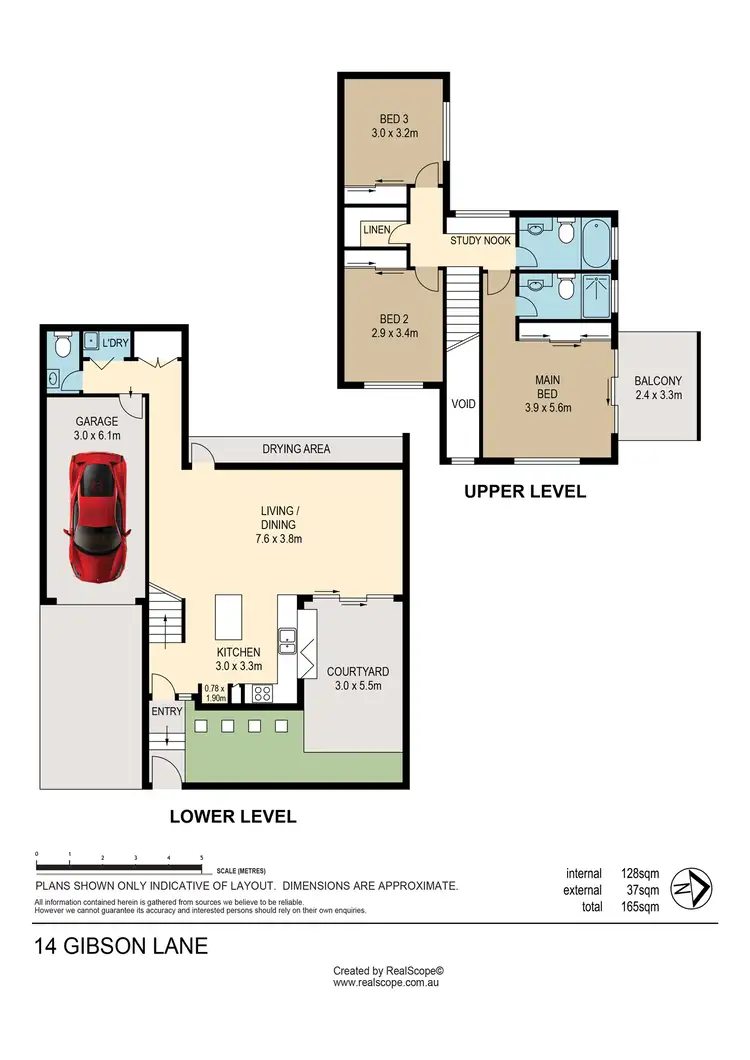 Floorplan of Homely townhouse listing, 14 Gibson Lane, Morningside QLD 4170