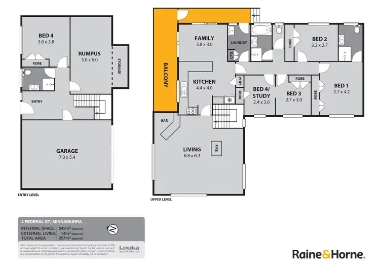 Floorplan of Homely house listing, 4 Federal Street, Minnamurra NSW 2533