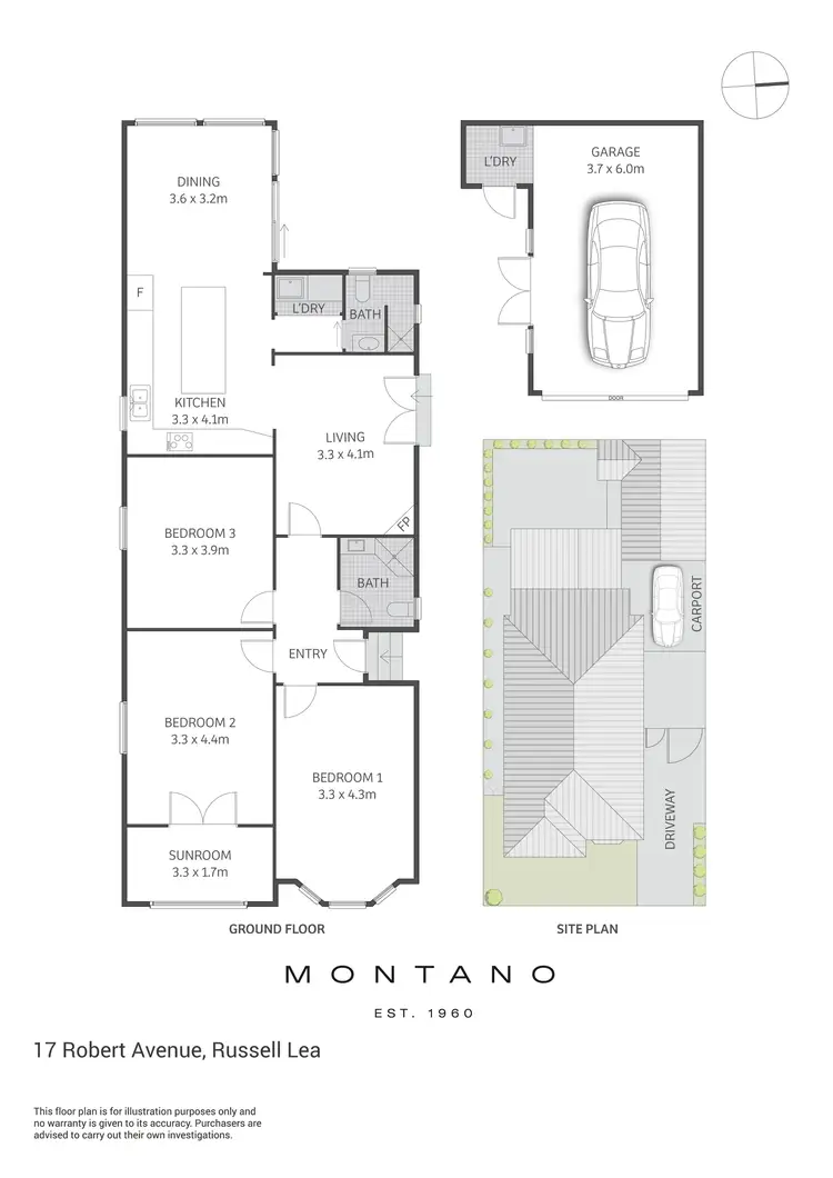 Floorplan of Homely house listing, 17 Robert Avenue, Russell Lea NSW 2046