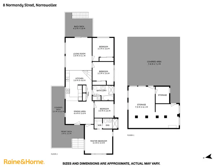 Floorplan of Homely house listing, 8 Normandy Street, Narrawallee NSW 2539