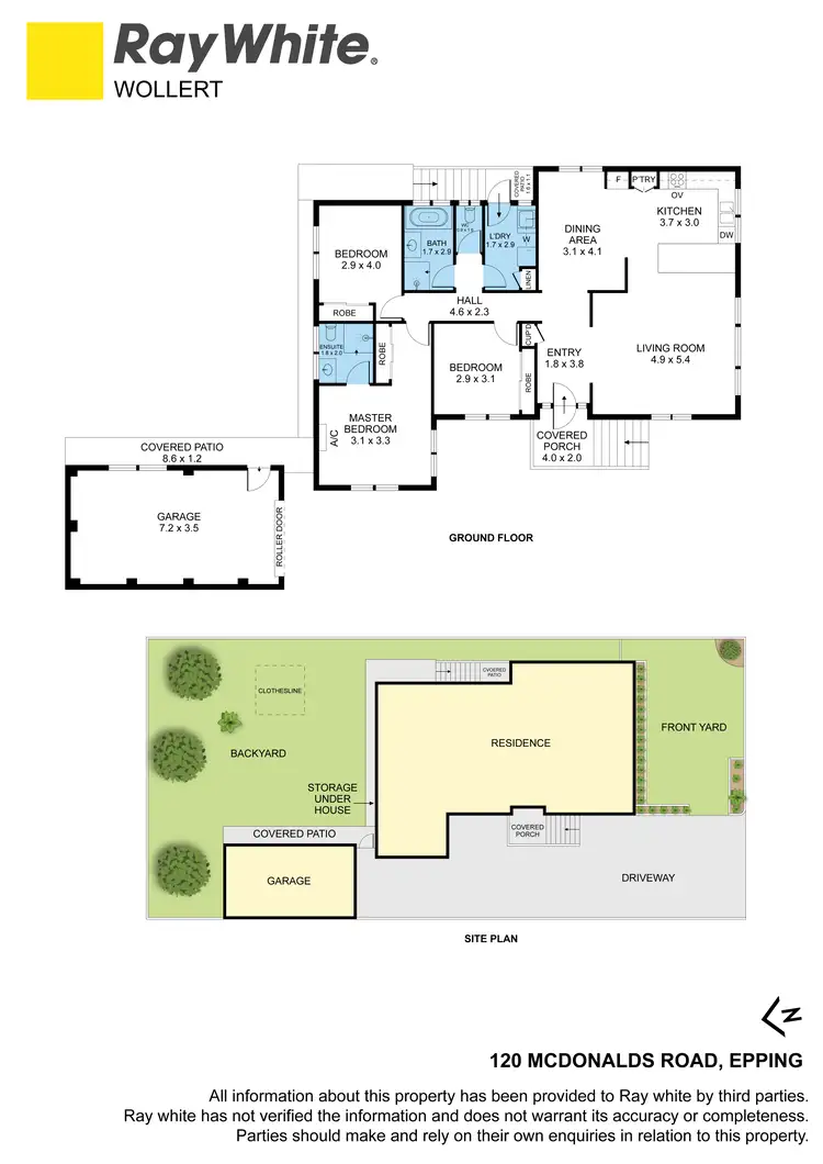 Floorplan of Homely house listing, 120 Mcdonalds Road, Epping VIC 3076