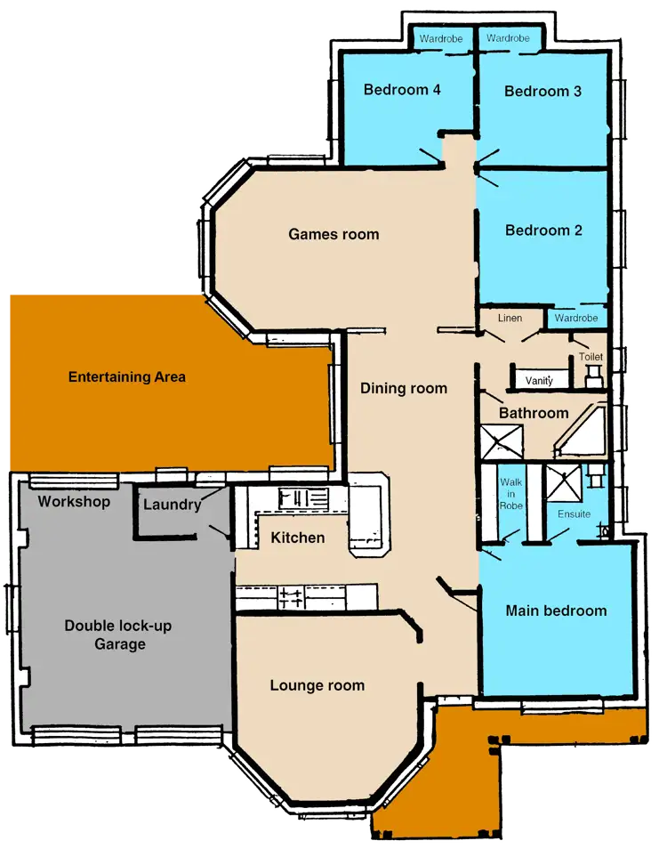 Floorplan of Homely house listing, 8 Murray Avenue, Dubbo NSW 2830