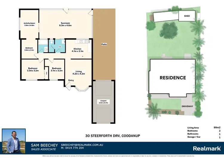 Floorplan of Homely house listing, 30 Steerforth Drive, Coodanup WA 6210
