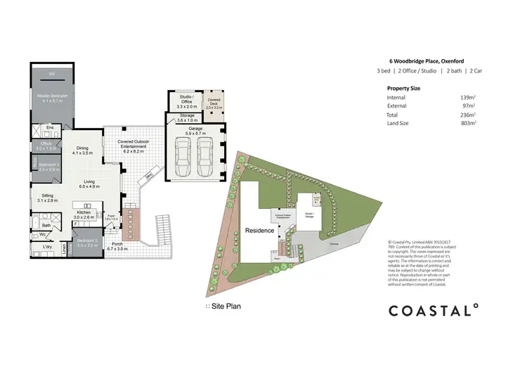 Floorplan of Homely house listing, 6 Woodbridge Place, Oxenford QLD 4210