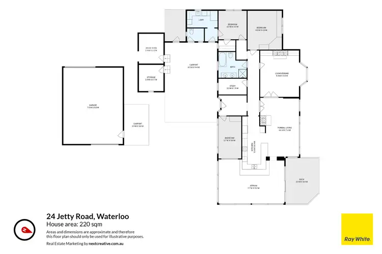 Floorplan of Homely house listing, 24 Jetty Road, Waterloo TAS 7109