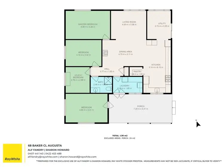 Floorplan of Homely house listing, 68 Baker Close, Augusta WA 6290