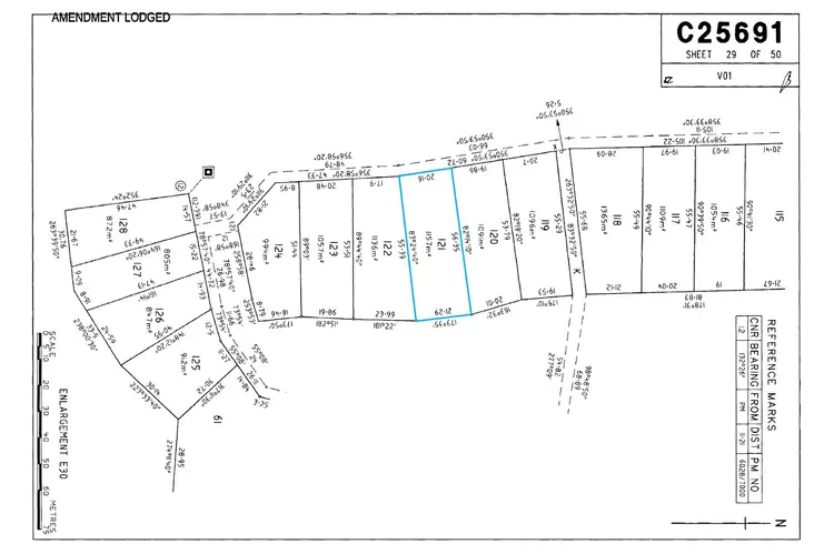 Floorplan of Homely land listing, 23 Oystercatcher Circuit, Point Boston SA 5607