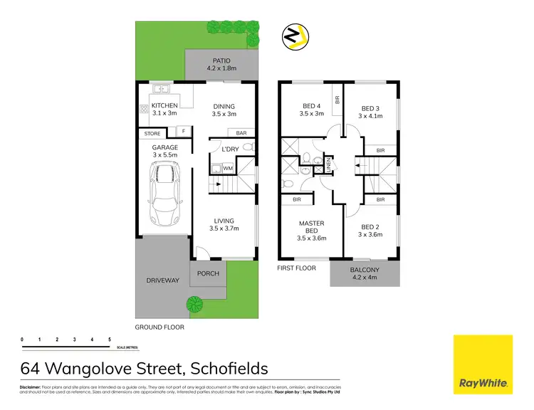 Floorplan of Homely house listing, 64 Wangolove Street (Tallawong), Schofields NSW 2762