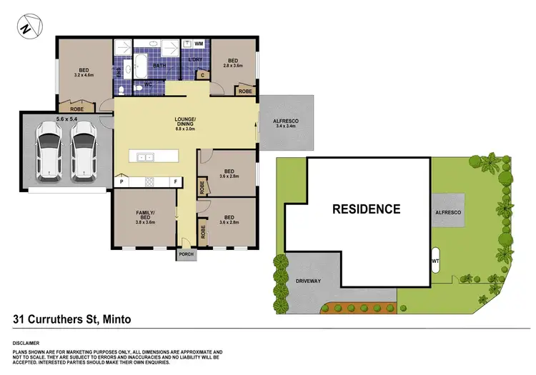 Floorplan of Homely house listing, 31 Carruthers Street, Minto NSW 2566