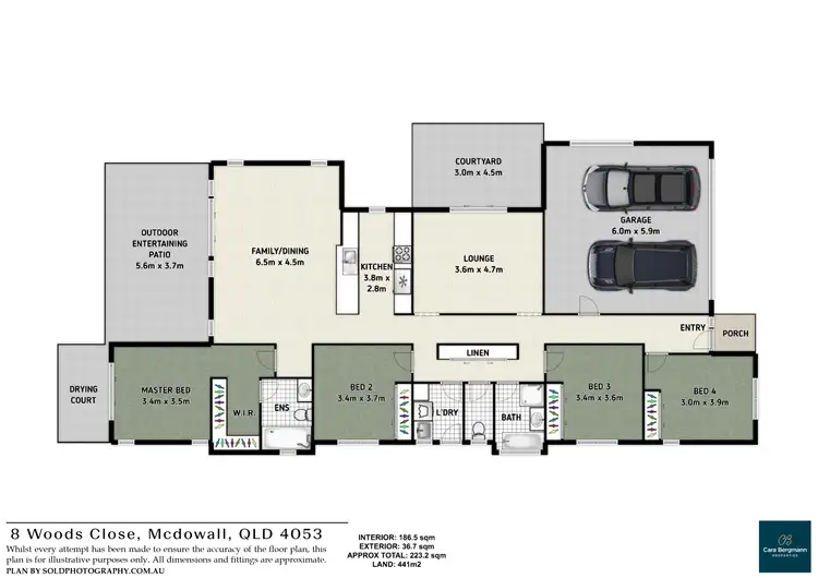 Floorplan of Homely house listing, 8 Woods Close, Mcdowall QLD 4053