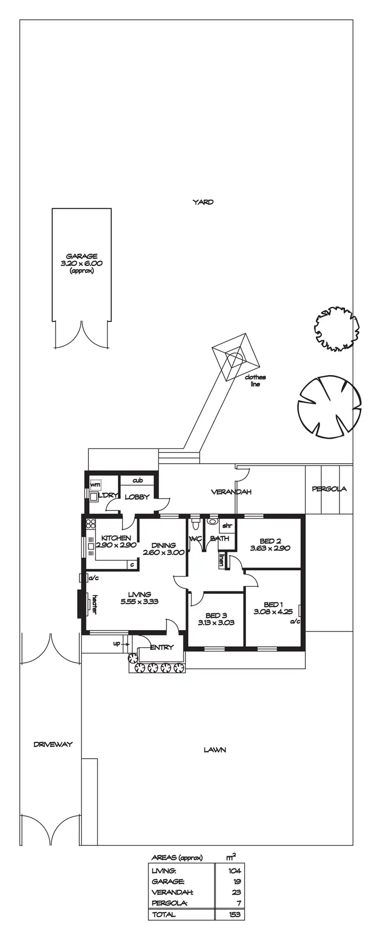 Floorplan of Homely house listing, 6 Leslie Avenue, Blair Athol SA 5084