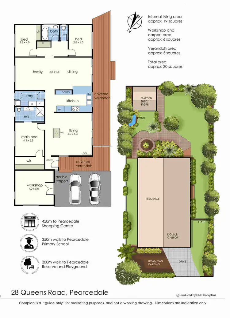 Floorplan of Homely house listing, 28 Queens Road, Pearcedale VIC 3912