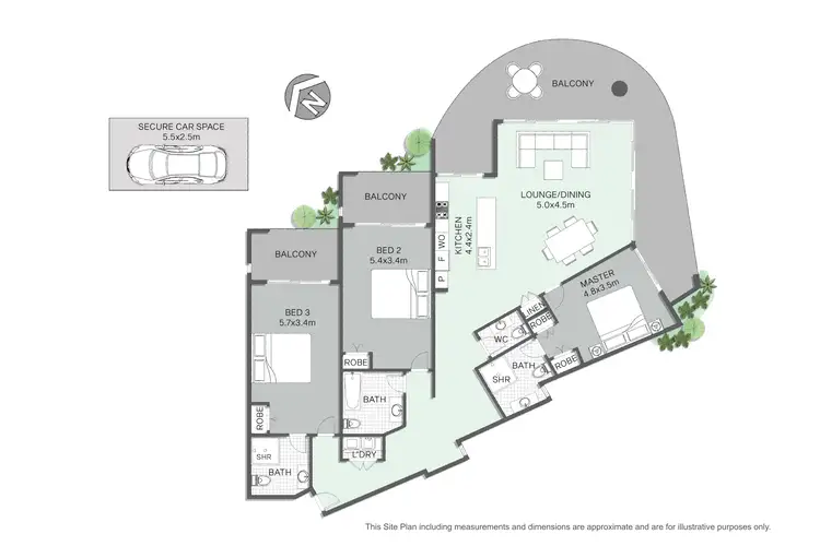 Floorplan of Homely house listing, 1301/923 David Low Way Of, Marcoola QLD 4564