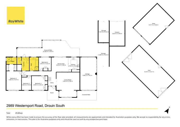 Floorplan of Homely rural property listing, 2989 Westernport Road, Drouin South VIC 3818
