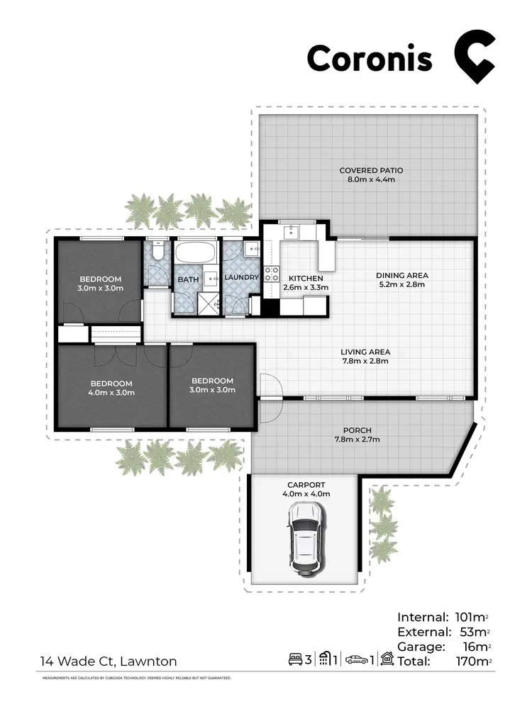 Floorplan of Homely house listing, 14 Wade Court, Lawnton QLD 4501