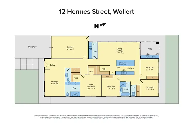 Floorplan of Homely house listing, 12 Hermes Street, Wollert VIC 3750