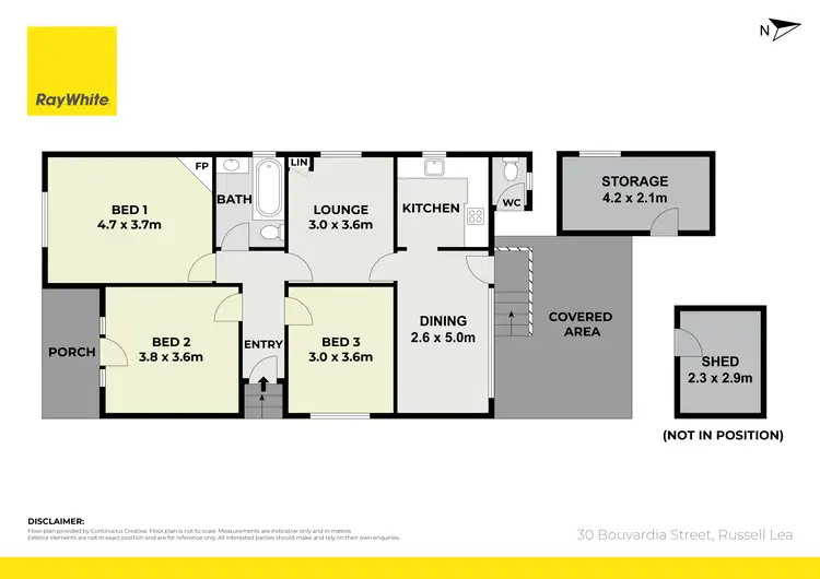 Floorplan of Homely house listing, 30 Bouvardia Street, Russell Lea NSW 2046