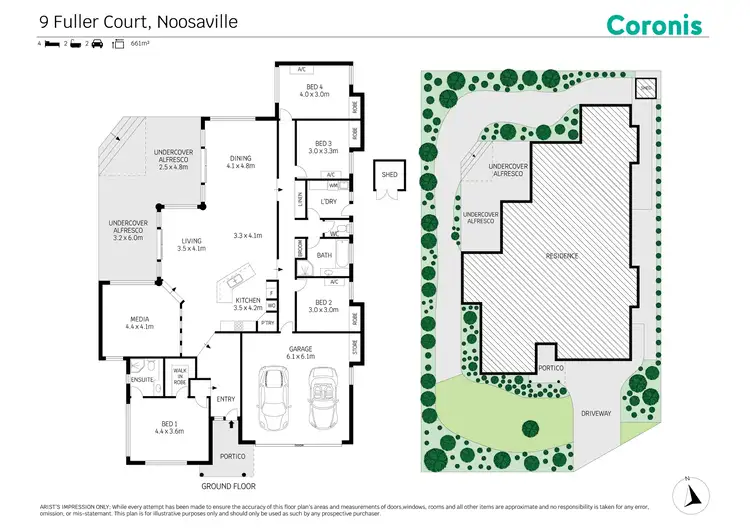 Floorplan of Homely house listing, 9 Fuller Court, Noosaville QLD 4566