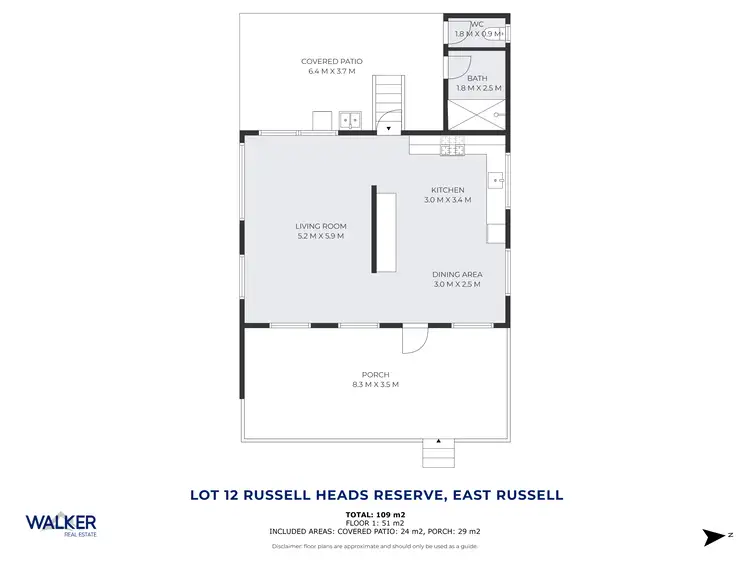 Floorplan of Homely house listing, 12 Russell Heads Reserve, East Russell QLD 4861