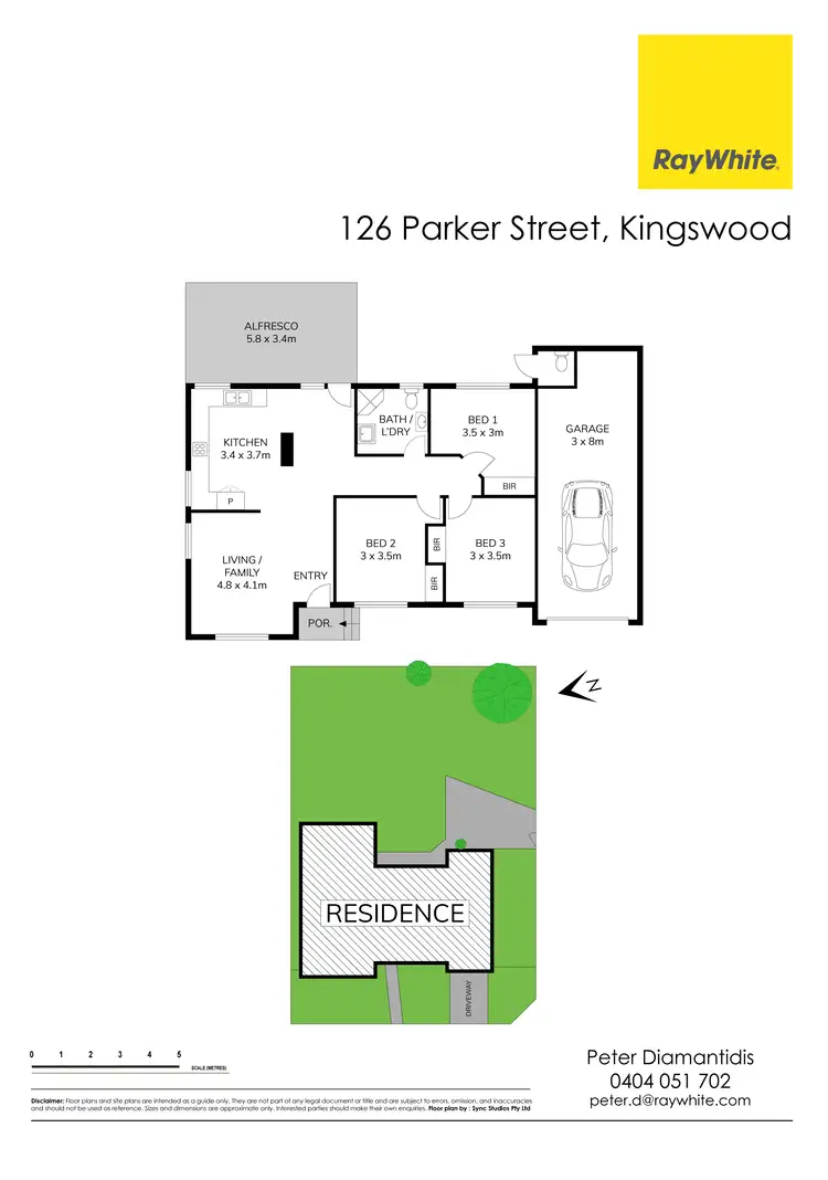 Floorplan of Homely house listing, 126 Parker Street, Kingswood NSW 2747