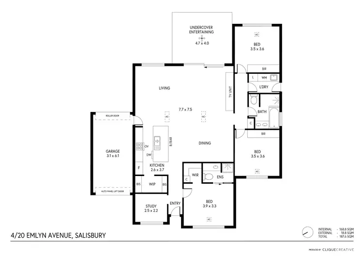Floorplan of Homely house listing, 4/20 Emlyn Avenue, Salisbury SA 5108
