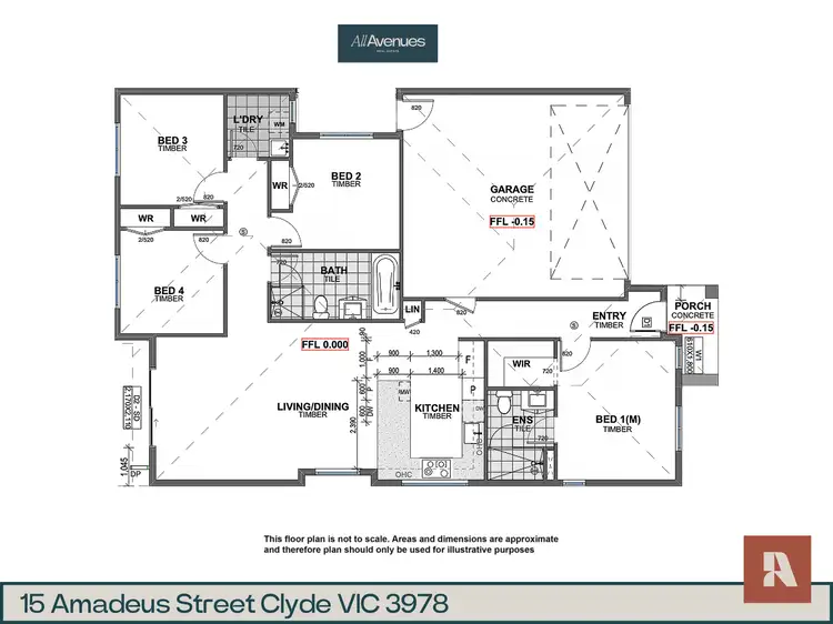 Floorplan of Homely house listing, 15 Amadeus Street, Clyde VIC 3978