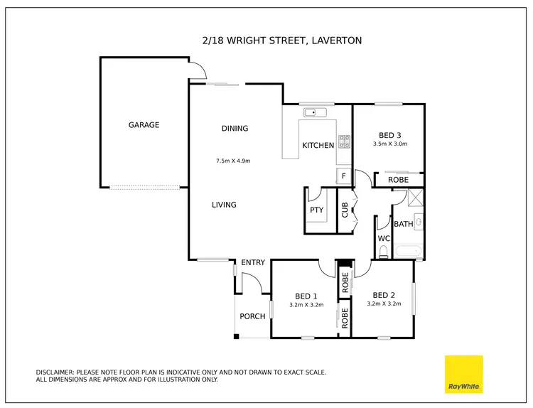 Floorplan of Homely house listing, 2/18 Wright Street, Laverton VIC 3028