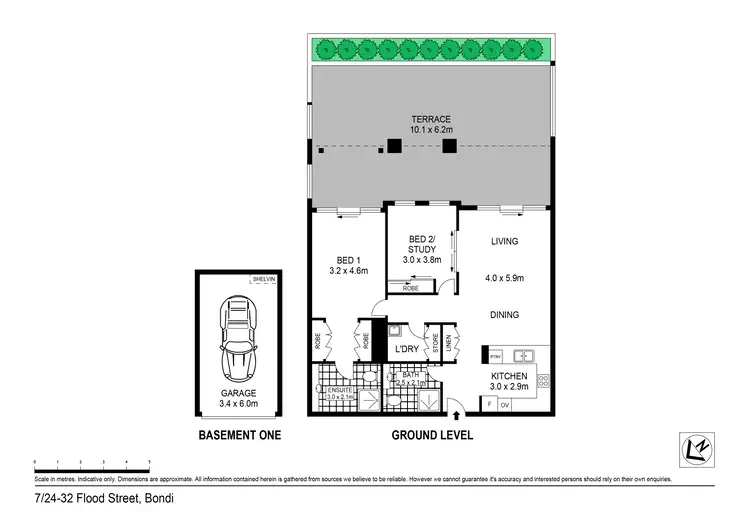 Floorplan of Homely apartment listing, 7/24-32 Flood Street, Bondi NSW 2026