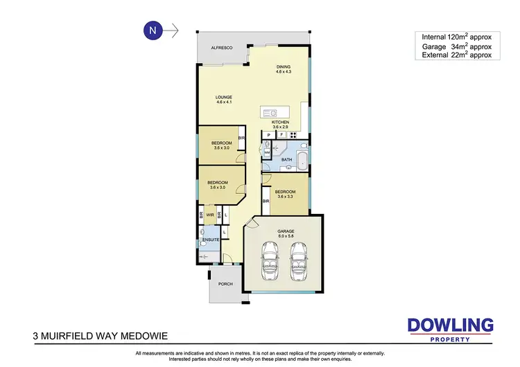 Floorplan of Homely house listing, 3 Muirfield Way, Medowie NSW 2318