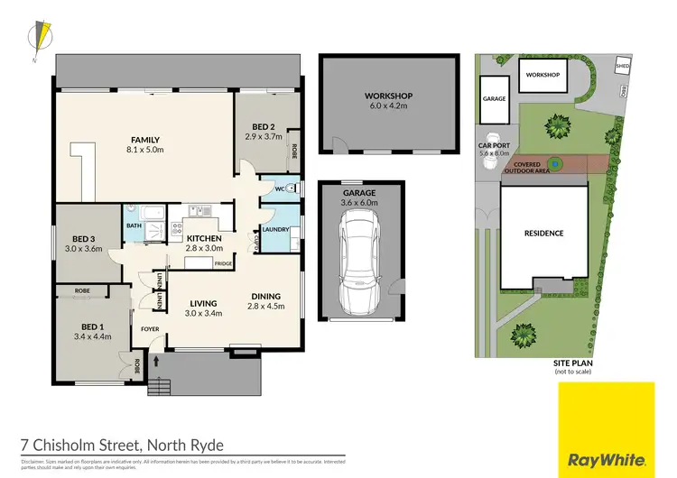 Floorplan of Homely house listing, 7 Chisholm Street, North Ryde NSW 2113