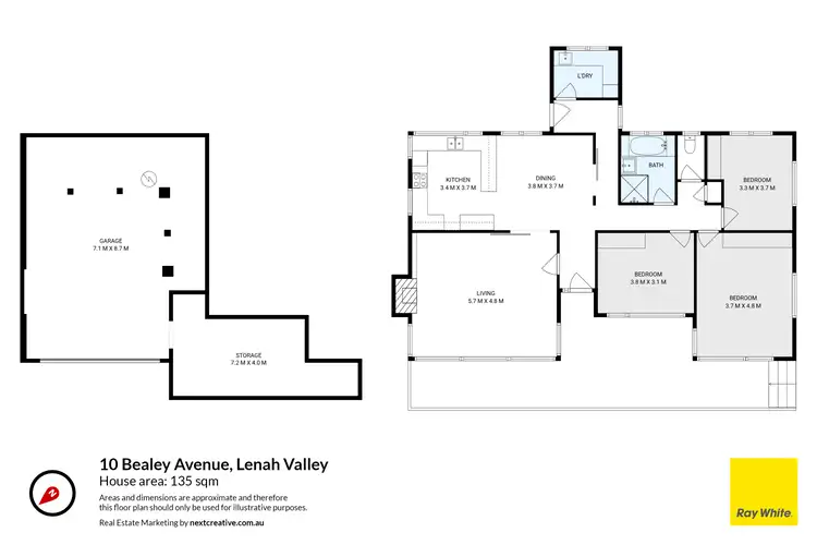 Floorplan of Homely house listing, 10 Bealey Avenue, Lenah Valley TAS 7008