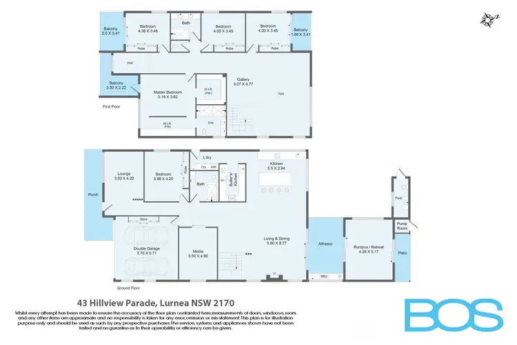 Floorplan of Homely house listing, 43 Hillview Parade, Lurnea NSW 2170