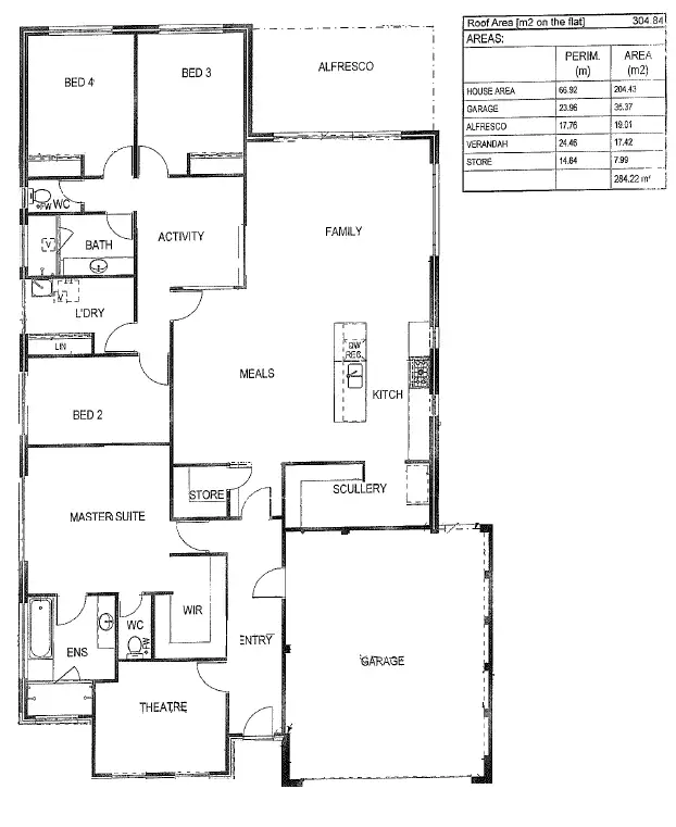 Floorplan of Homely house listing, 32 Kalyang Loop, Byford WA 6122
