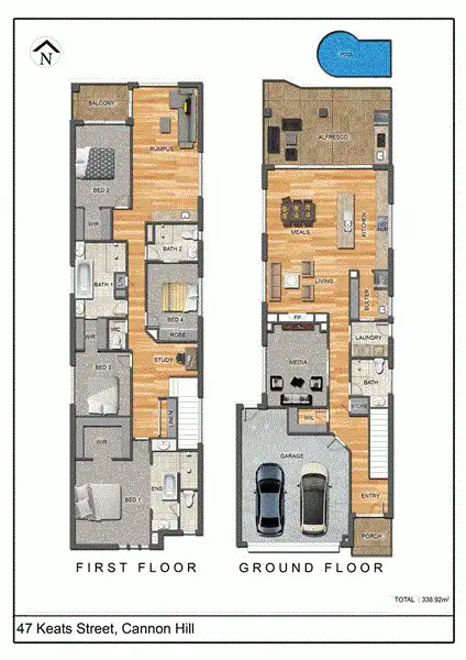Floorplan of Homely house listing, 47 Keats Street, Cannon Hill QLD 4170