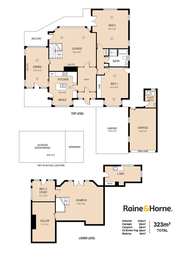 Floorplan of Homely house listing, 8 Burnell Drive, Belair SA 5052