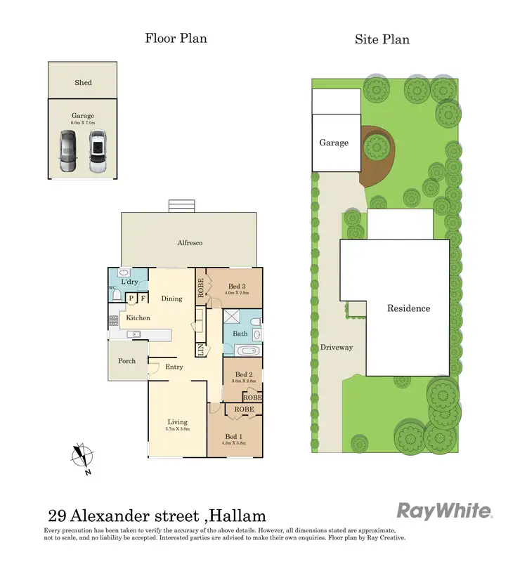Floorplan of Homely house listing, 29 Alexander Street, Hallam VIC 3803