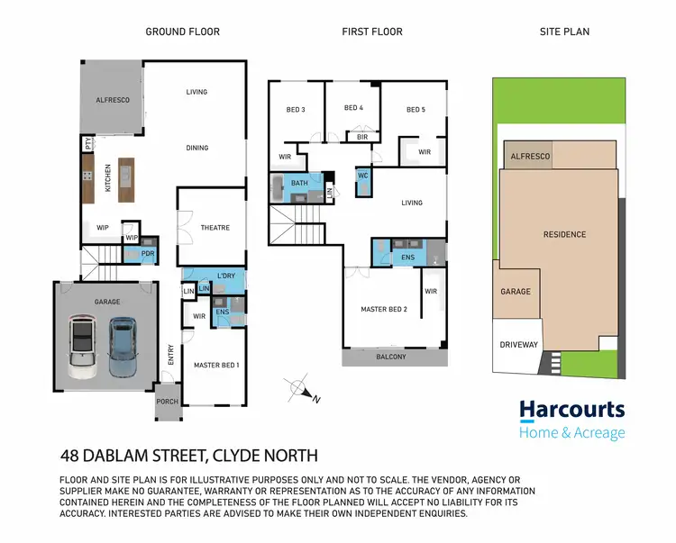 Floorplan of Homely house listing, 48 Dablam Street, Clyde North VIC 3978