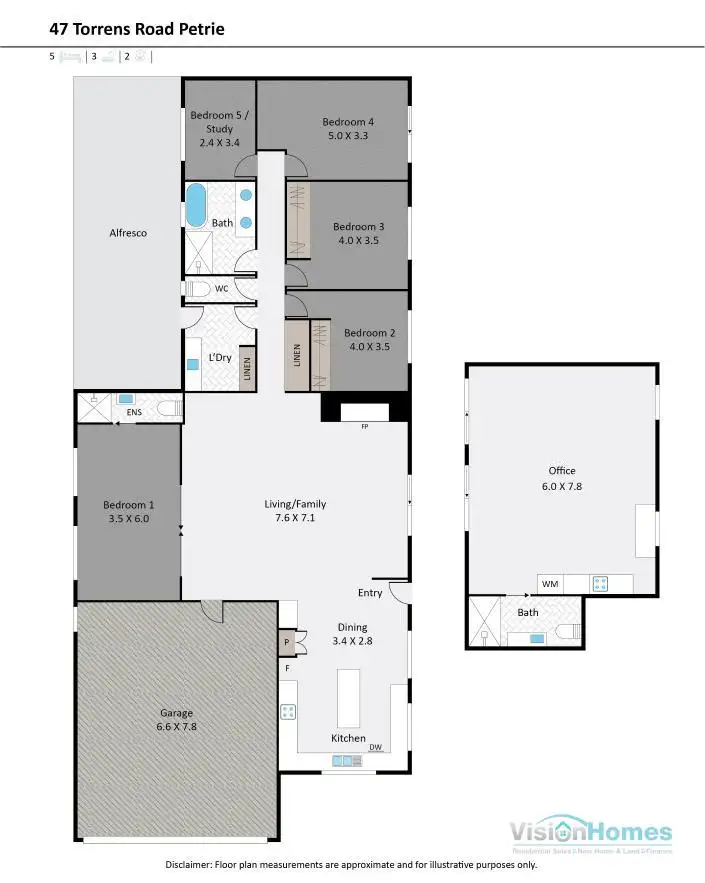 Floorplan of Homely house listing, 47 Torrens Road, Petrie QLD 4502