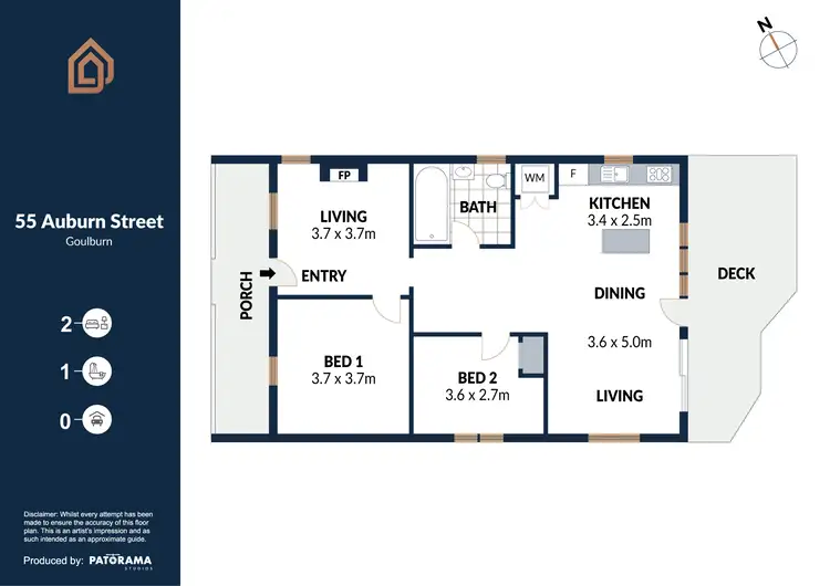 Floorplan of Homely house listing, 55 Auburn Street, Goulburn NSW 2580