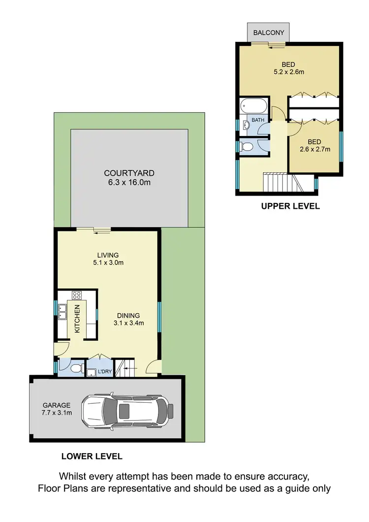Floorplan of Homely townhouse listing, 1/25 Bunowen Street, Ferny Grove QLD 4055