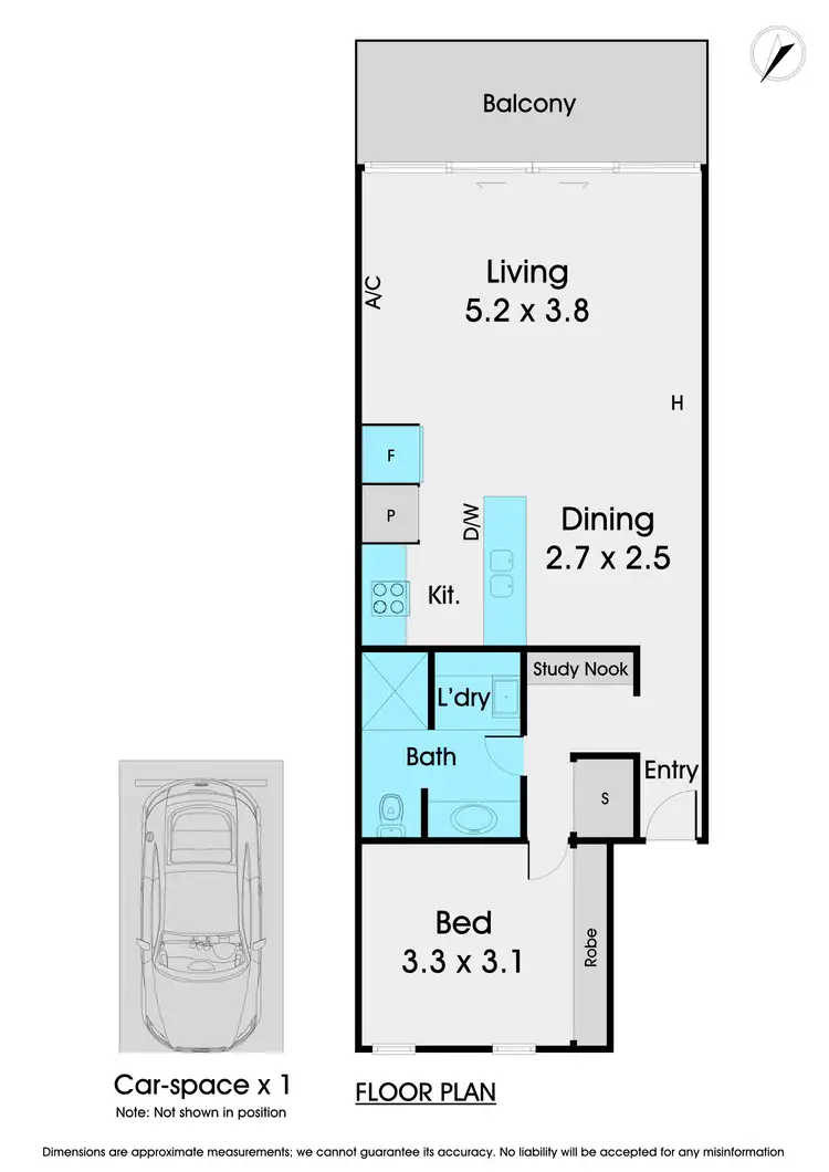 Floorplan of Homely apartment listing, 18/9 Warner Street, Malvern VIC 3144