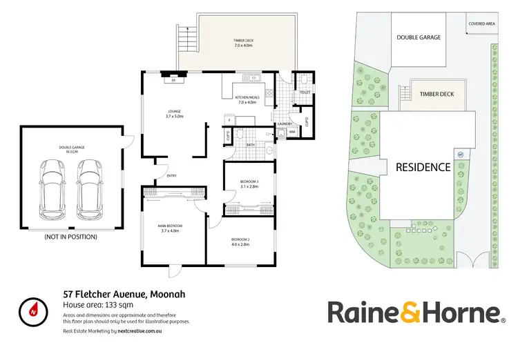 Floorplan of Homely house listing, 57 Fletcher Avenue, Moonah TAS 7009