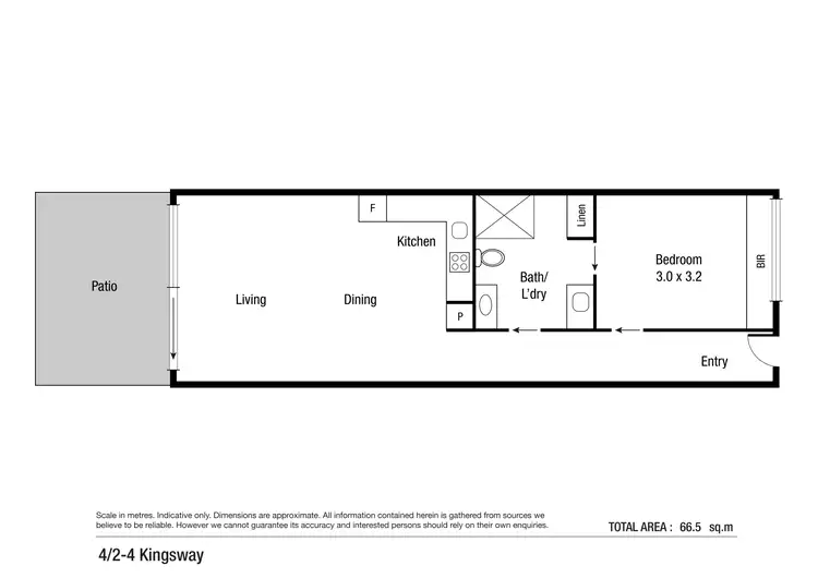 Floorplan of Homely apartment listing, 41/2-4 Kingsway Place, Townsville City QLD 4810
