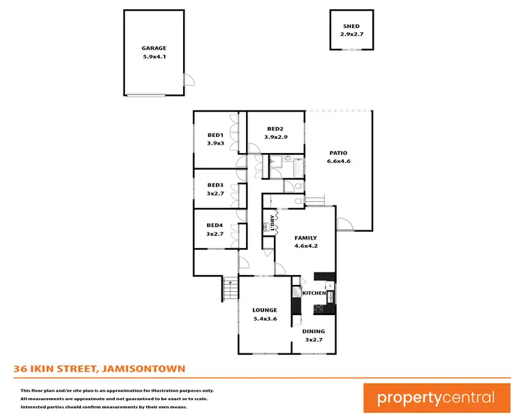 Floorplan of Homely house listing, 36 Ikin Street, Jamisontown NSW 2750