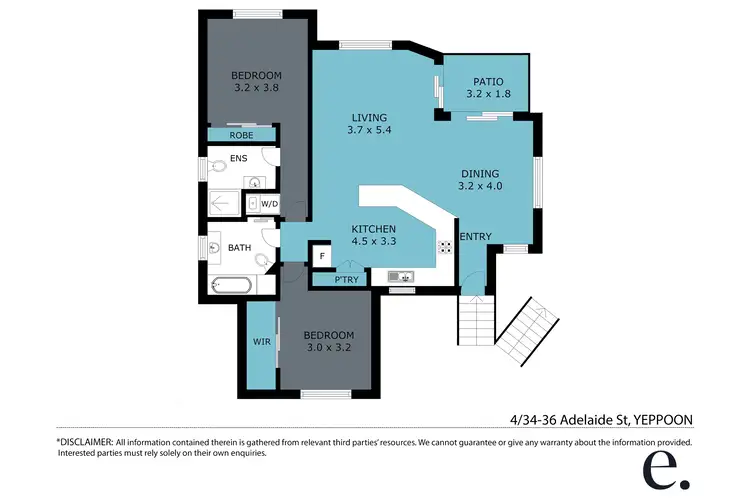 Floorplan of Homely unit listing, 4/1 Bartlem Street, Yeppoon QLD 4703