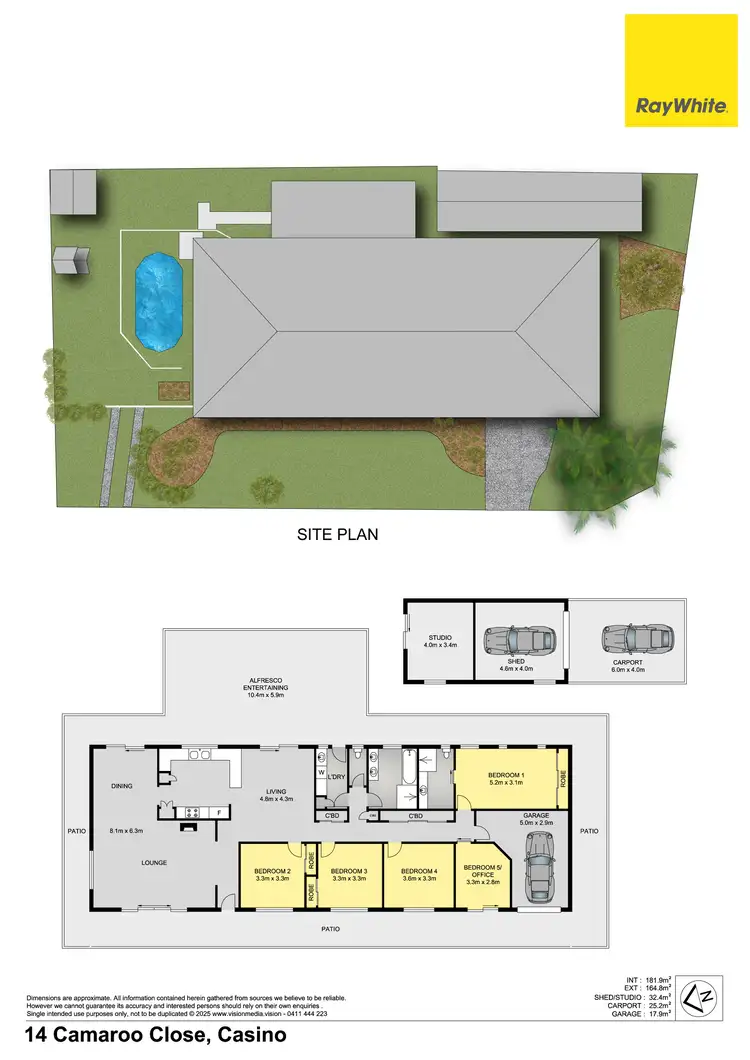 Floorplan of Homely house listing, 14 Camaroo Close, Casino NSW 2470